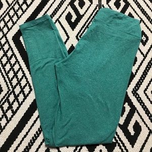 Lularoe OS heathered solid leggings